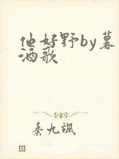 他好野by暮色酒歌封面