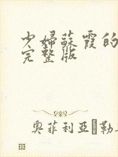 少妇苏霞的沉沦完整版封面