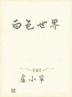 白色世界封面