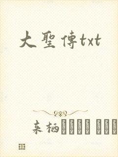 大圣传txt
