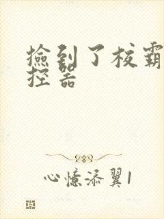 捡到了校霸的遥控器