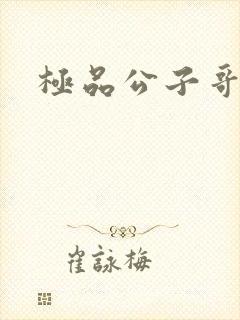 极品公子哥封面