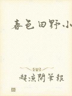 春色田野小说封面