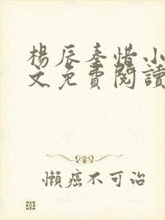 杨辰秦惜小说全文免费阅读最新封面