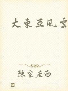 大东亚风云封面