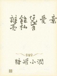 谁能凭爱意将月亮私有封面