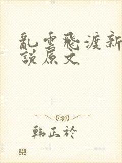 乱云飞渡新编小说原文封面