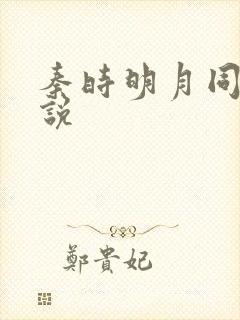 秦时明月同人小说封面