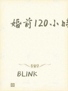婚前120小时封面