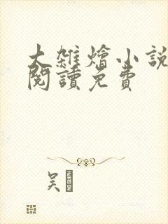 大杂烩小说全集阅读免费封面