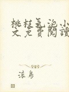 桃枝气泡小说全文免费阅读