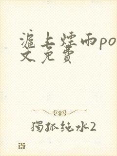 沪上烟雨po全文免费