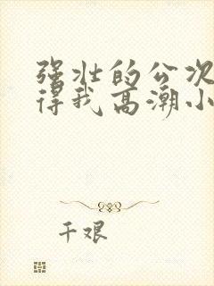 强壮的公次次弄得我高潮小说