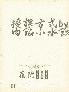 授课方式by 肉馅小水饺