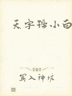 天字号小白脸