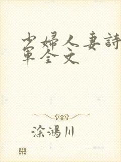 少妇人妻诗雨小军全文