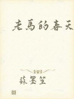 老马的春天封面