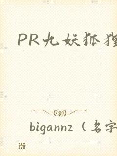 PR九妖狐狸