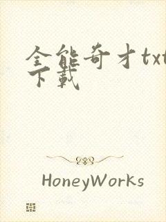 全能奇才txt下载