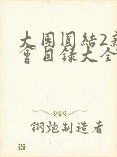 大团圆结2亲情会目录大全免费阅读封面