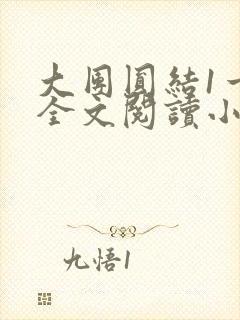 大团圆结1一6全文阅读小说