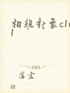 相亲对象c1v1封面