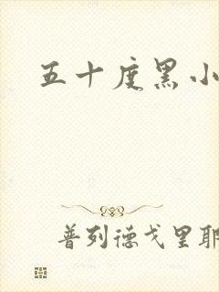 五十度黑小说