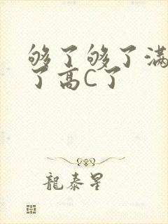 够了够了满到C了高C了封面
