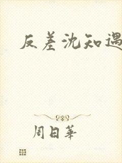 反差沈知遇晏应