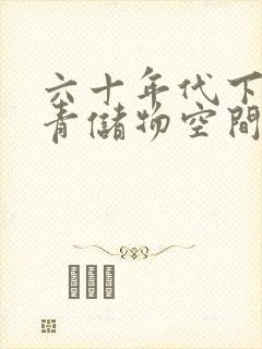 六十年代下乡知青储物空间