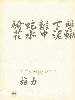 骑蛇难下双金银花水中泥鳅双男主