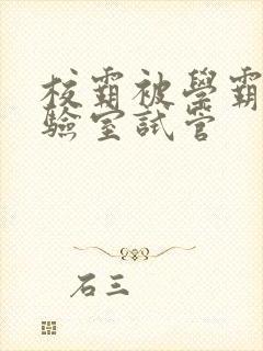 校霸被学霸压实验室试管封面