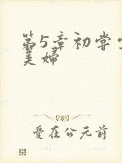 第5章初尝云雨美妇