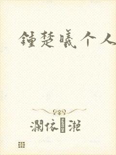 钟楚曦个人简历封面