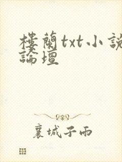 楼兰txt小说论坛封面