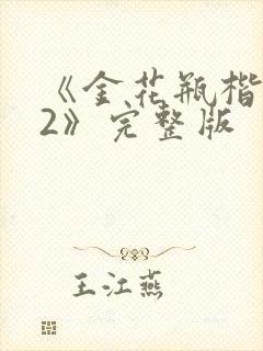 《金花瓶楷梅花2》完整版