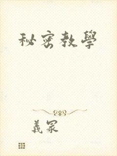 秘密教学