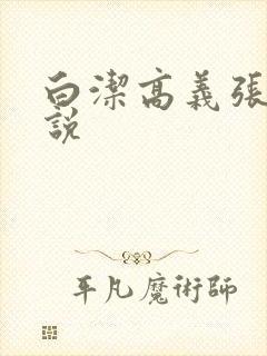白洁高义张敏小说