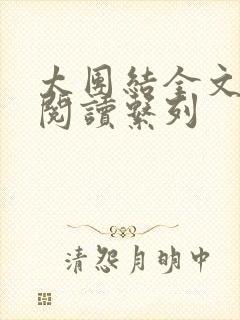 太团结全文免费阅读系列