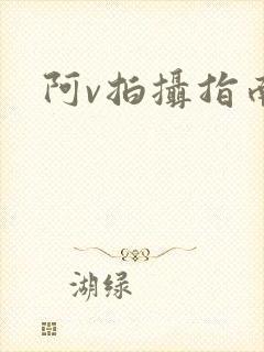 阿v拍摄指南