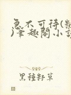 急不可待(糙汉)笔趣阁小说内容