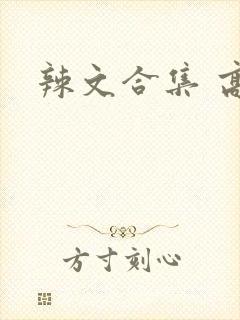 辣文合集 高h封面