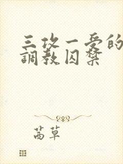 三攻一受的3p调教囚禁