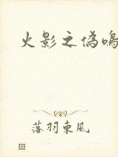 火影之伪鸣人封面