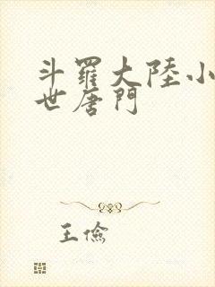 斗罗大陆小说绝世唐门