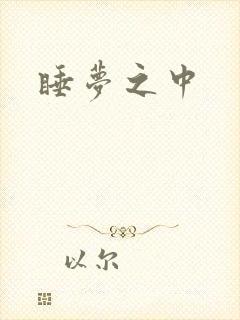 睡梦之中封面