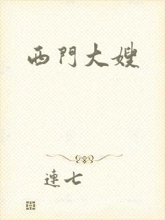 西门大嫂封面