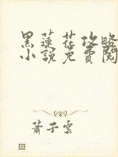 黑莲花攻略手册小说免费阅读全文封面