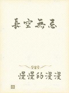 长空无忌封面