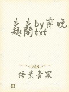 炎炎by霁晚笔趣阁txt